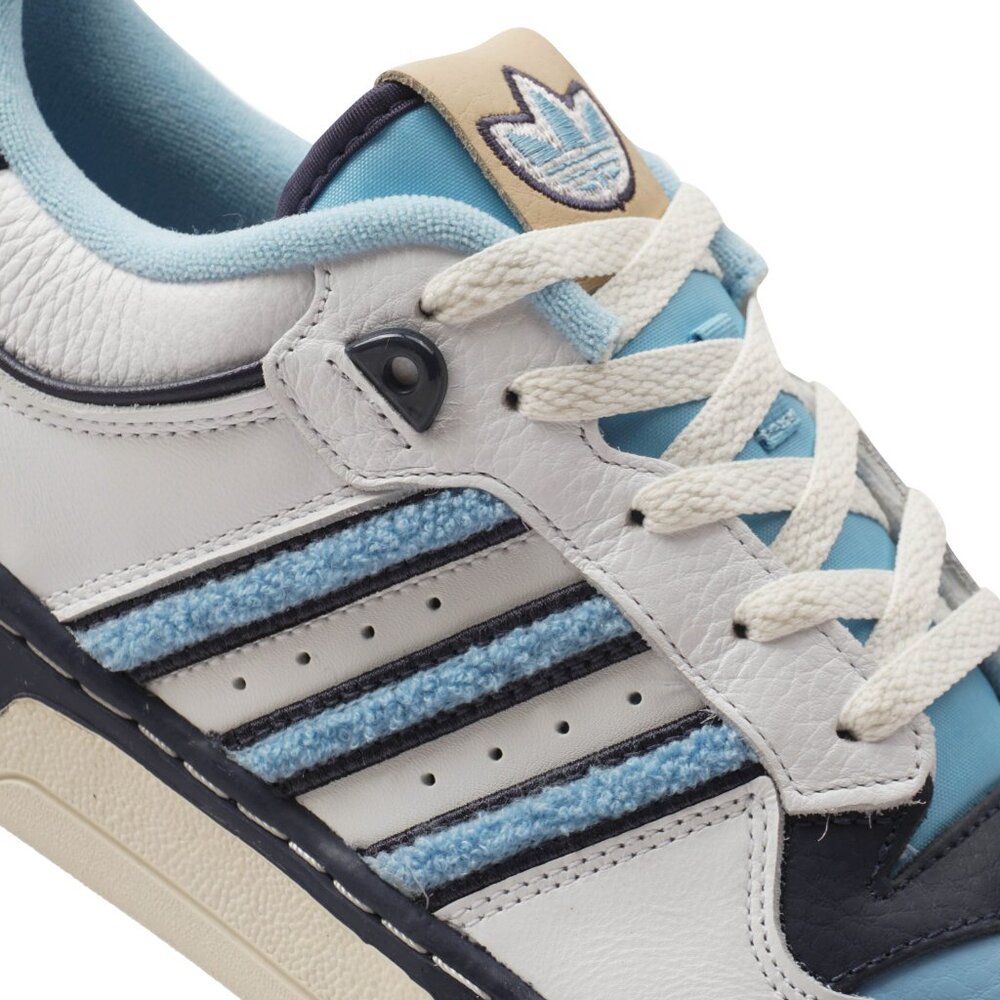 Adidas Rivalry Low 86 (Cloud White/Clear Blue/Shadow Navy). New. Mens Sz 8 - 13. - Picture 5 of 8